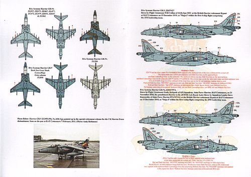 Xtradecal X72185 1:72 UK Air Arm Update Harrier Retirement