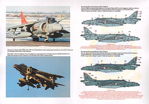 Xtradecal X72185 1:72 UK Air Arm Update Harrier Retirement