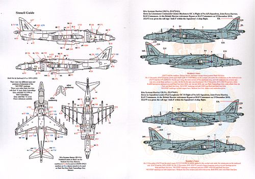 Xtradecal X72185 1:72 UK Air Arm Update Harrier Retirement