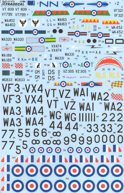 Xtradecal X72191 1:72 de Havilland Vampire F.3/FB.5