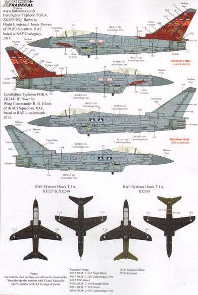 Xtradecal X72230 1:72 RAF/RN Update 2015