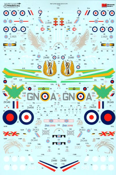 Xtradecal X72230 1:72 RAF/RN Update 2015