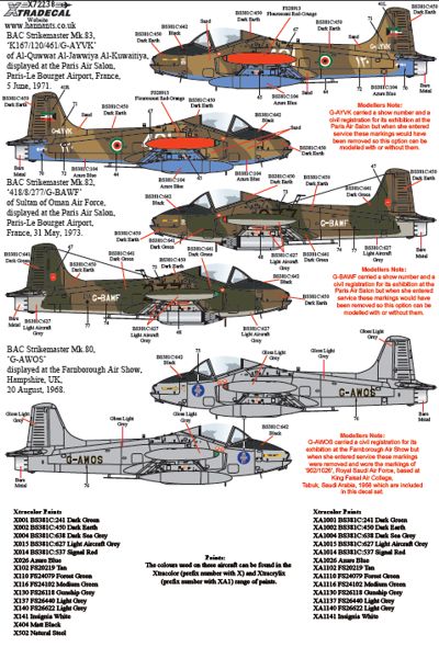 Xtradecal X72238 1:72 BAC 167 Strikemaster