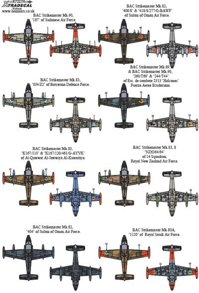Xtradecal X72238 1:72 BAC 167 Strikemaster