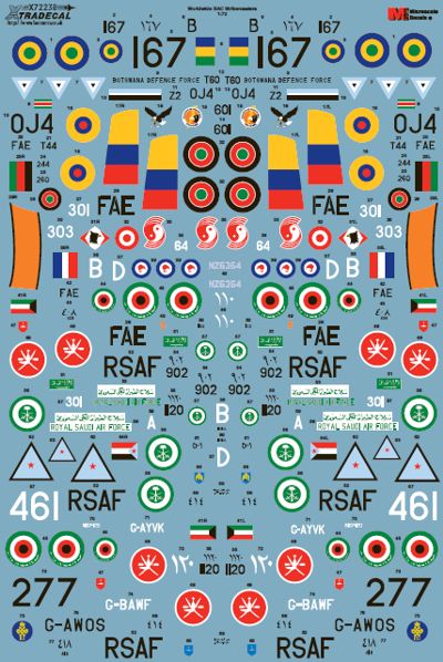 Xtradecal X72238 1:72 BAC 167 Strikemaster
