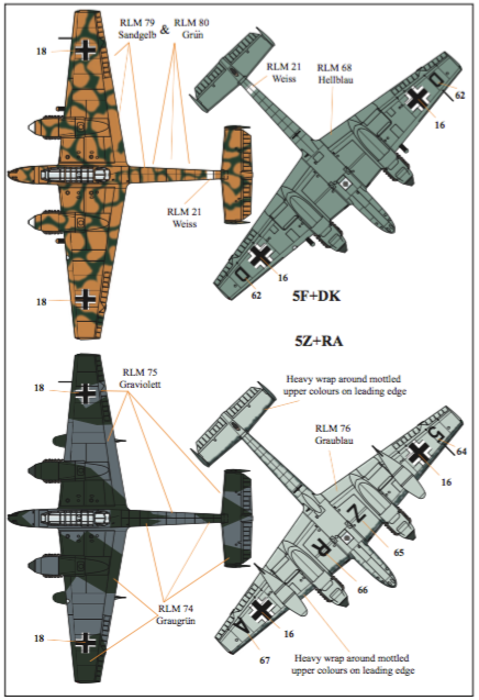 Xtradecal X72257 1:72 Luftwaffe Reconnaissance Fighters