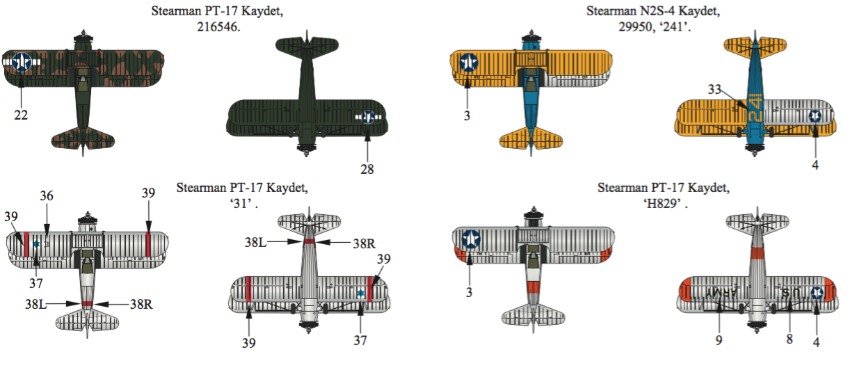 Xtradecal X72258 1:72 Boeing Stearman Kaydet