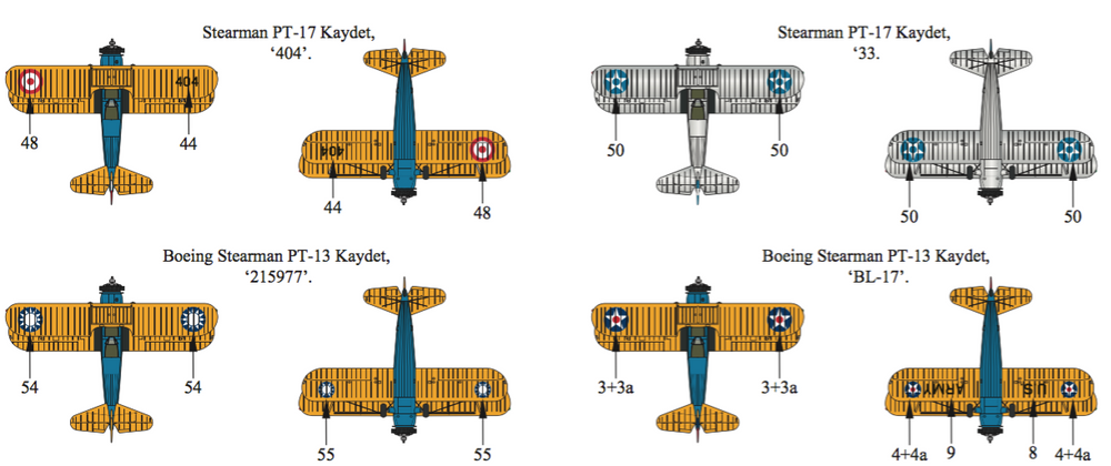 Xtradecal X72258 1:72 Boeing Stearman Kaydet