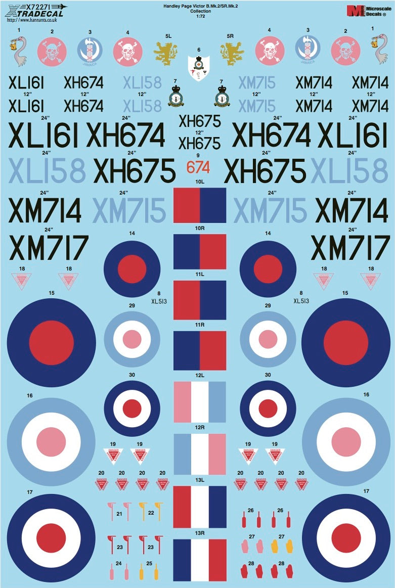 Xtradecal X72271 1:72 Handley-Page Victor B.2