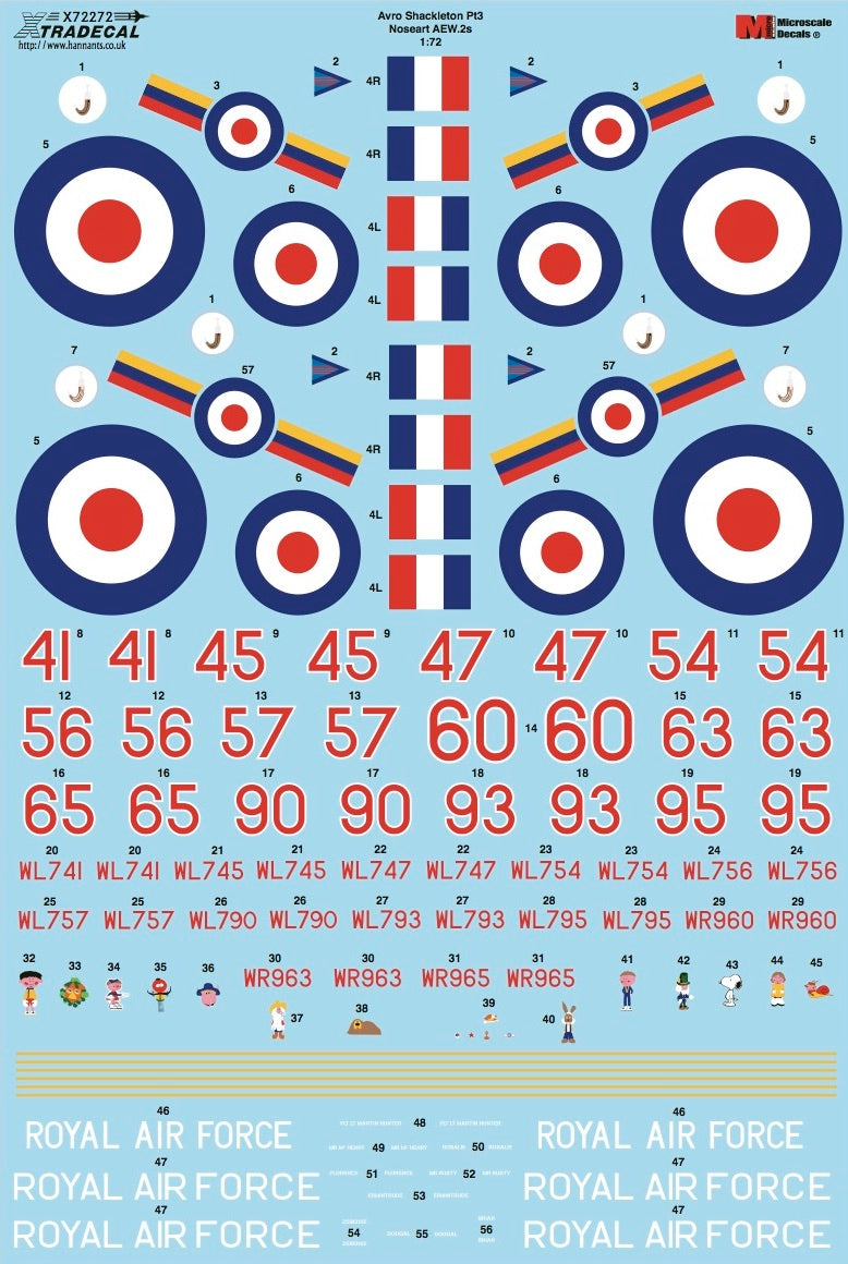 Xtradecal X72272 1:72 Avro Shackleton AEW.2