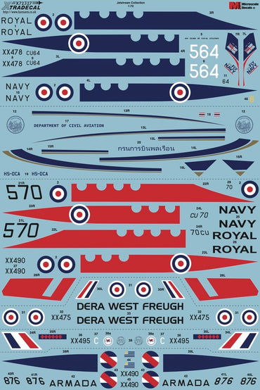 Xtradecal X72327 1:72 BAe Jetstream Collection