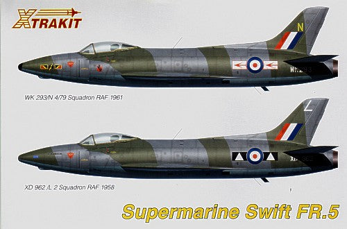 Xtrakit XK72012 Supermarine Swift FR.5 with Resin Seat 1:72