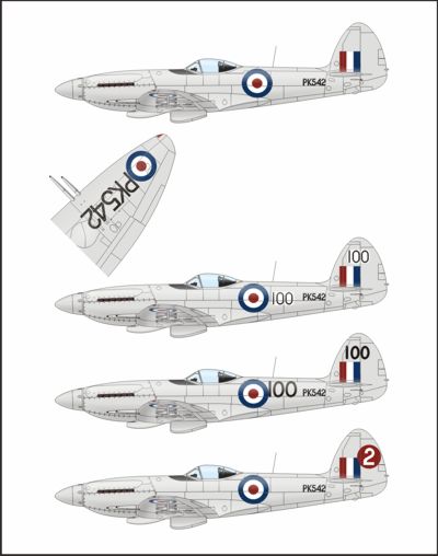 Xtrakit (SH) XK72014 1:72 Supermarine Spitfire Mk.22