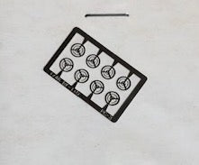 Xtraparts XP4857 1:48 8 x Messerschmitt Bf-110C/Bf-110D etched gunsights