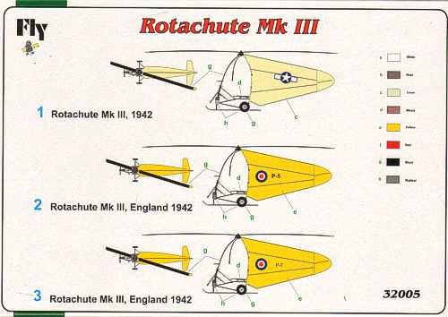 FLY YLF32005 1:32 Rotachute Mk.III Raoul Hafners Aircraft