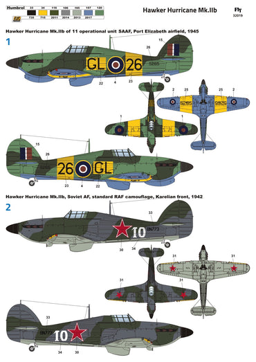 FLY YLF32019 1:32 Hawker Hurricane Mk.IIb