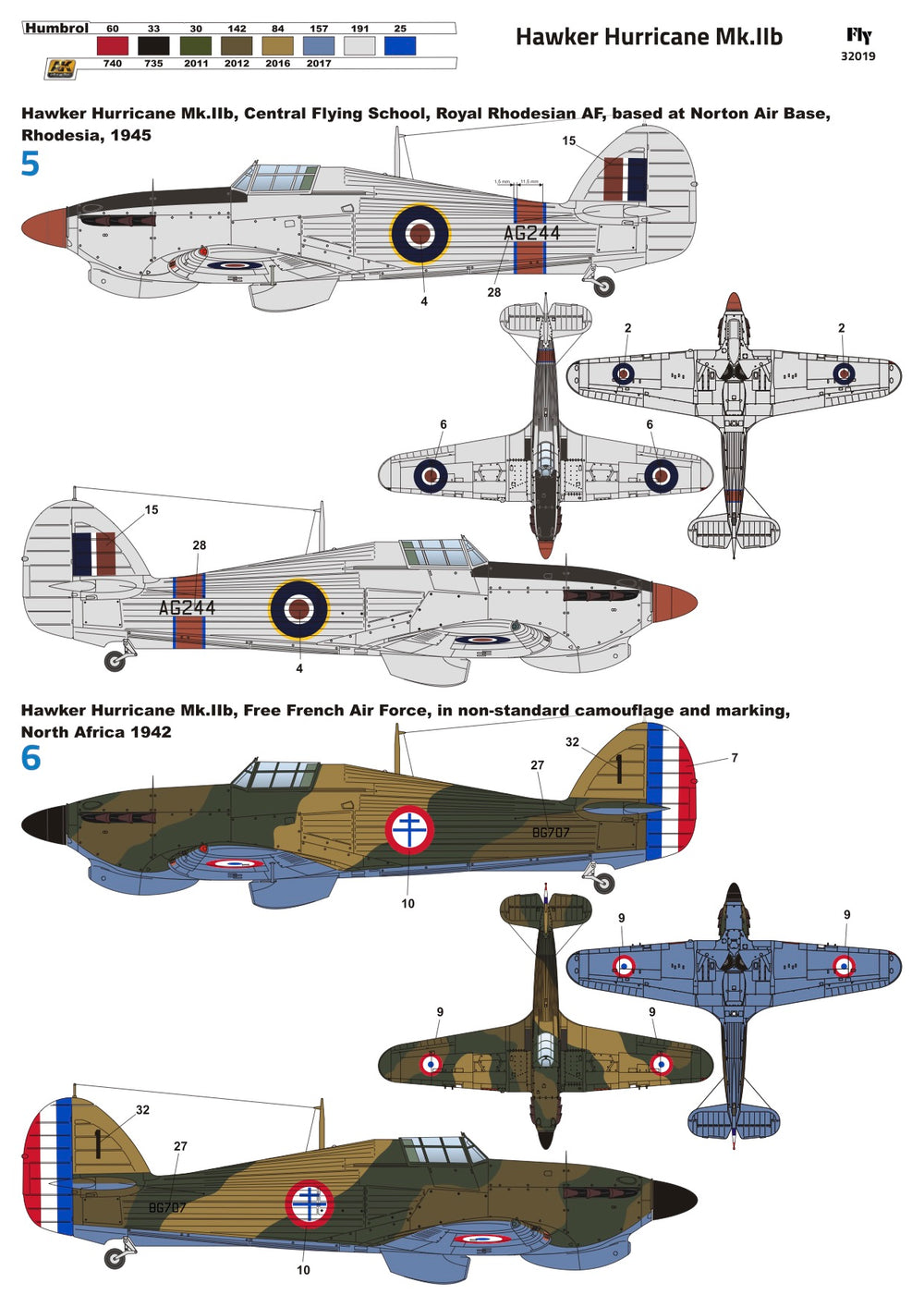 FLY YLF32019 1:32 Hawker Hurricane Mk.IIb