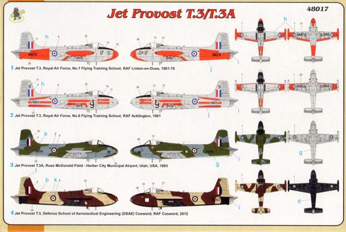 FLY YLF48017 1:48 BAC Jet Provost T.3