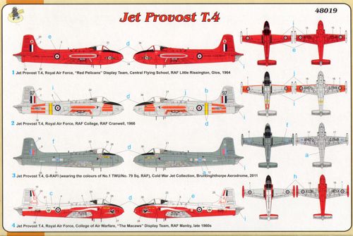 FLY YLF48019 1:48 BAC Jet Provost T.4