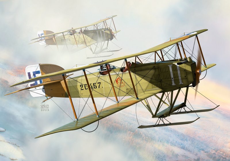 FLY YLF48040 1:48 Breguet 14 A2 Finnish Service