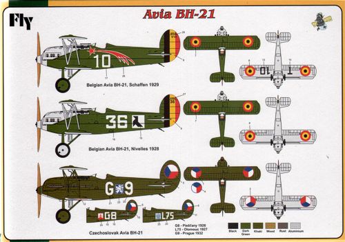 FLY YLF72012 1:72 Avia BH-21