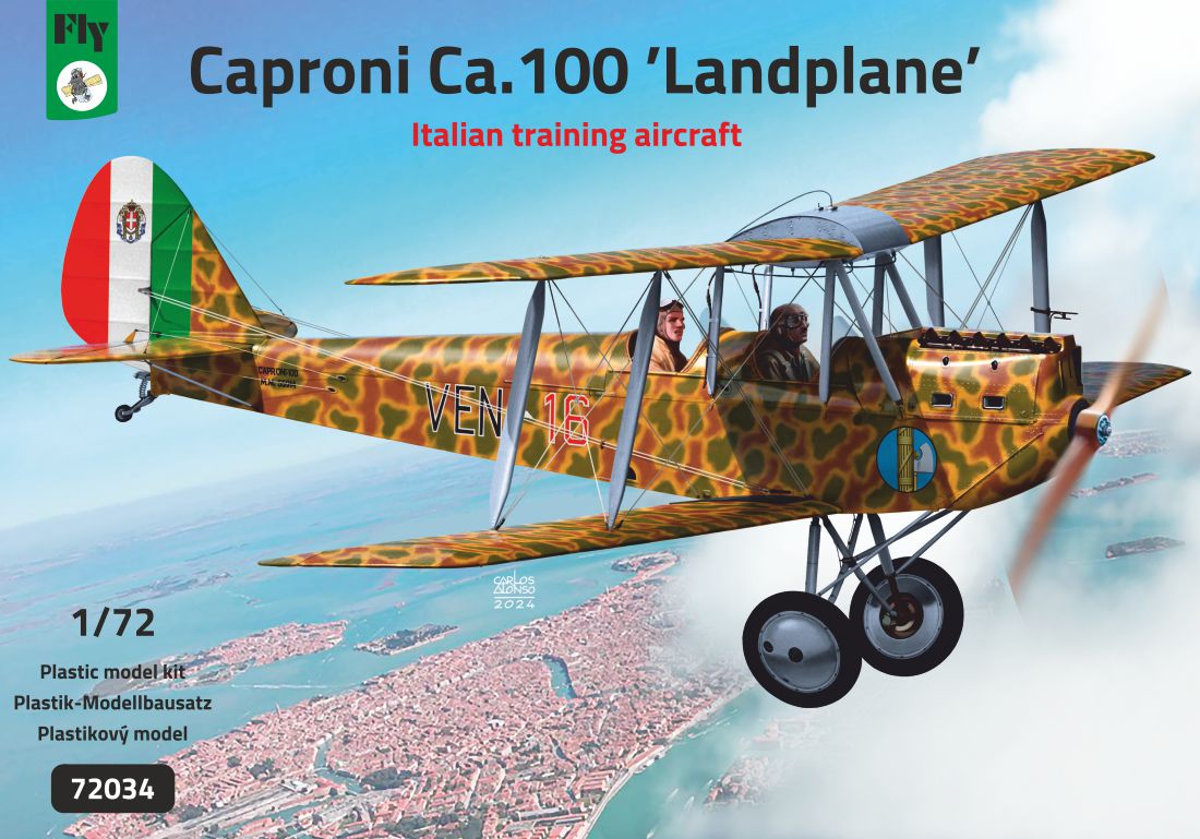 FLY YLF72034 1:72 Caproni Ca.100 'Landplane' I-M model I-M clear parts p/e parts