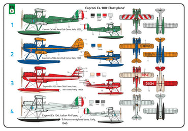 FLY YLF72055 1:72 Caproni Ca.100 'Float plane' I-M model, I-M clear parts