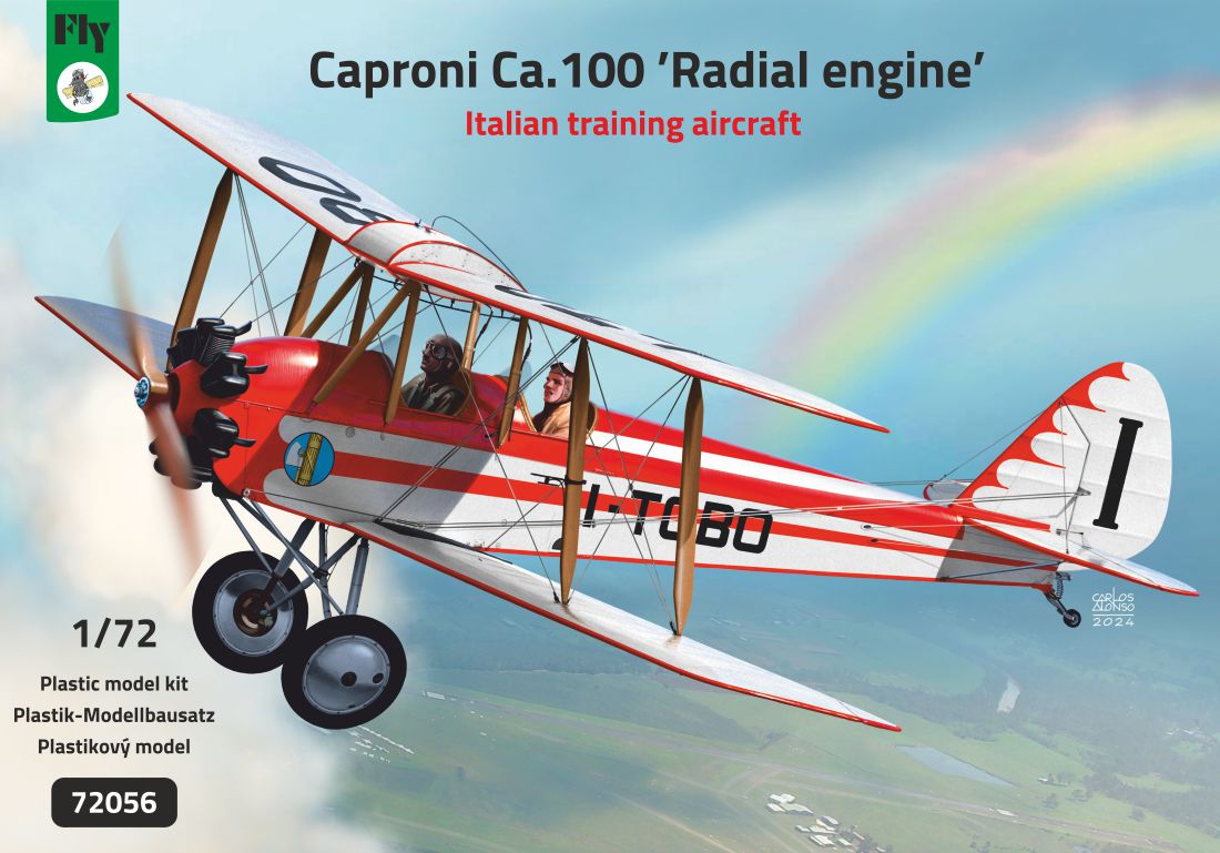 FLY YLF72056 Caproni Ca.100 Radial Engine with PE Parts 1:72