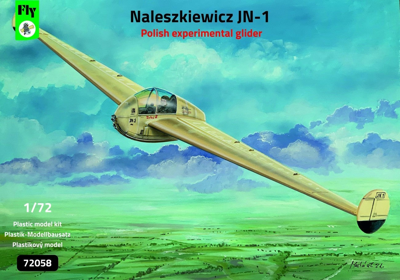 FLY YLF72058 Naleszkiewicz JN-1 Experimental Tailless Glider 1:72
