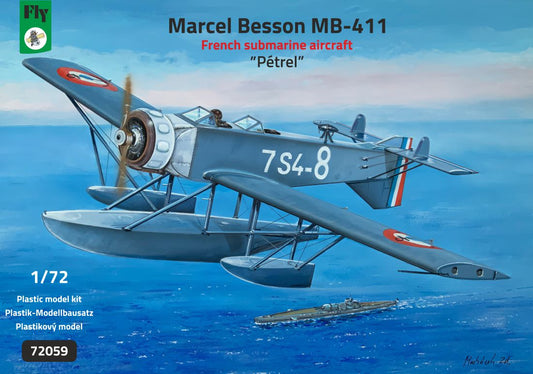FLY YLF72059 1:72 Marcel-Besson MB-411 float plane