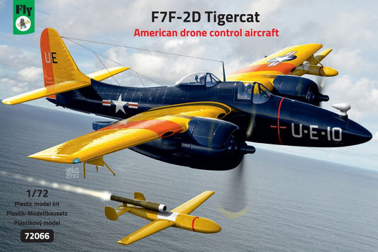 FLY YLF72066 1:72 Grumman F7F-2D Tigercat drone control