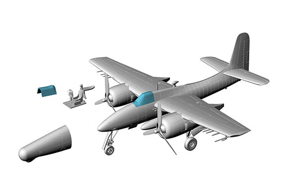 FLY YLF72068 1:72 Grumman F7F-3N Tigercat two seat night fighter