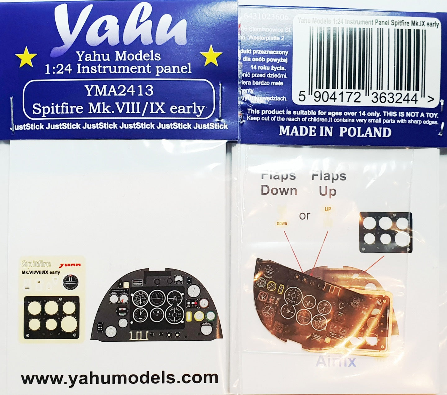 Yahu Models YMA2413 1:24 Supermarine Spitfire Mk.IXc early