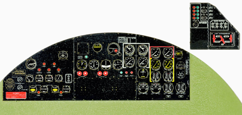 Yahu Models YMA3222 Boeing B-17E/F Flying Fortress Instrument Panel 1:32