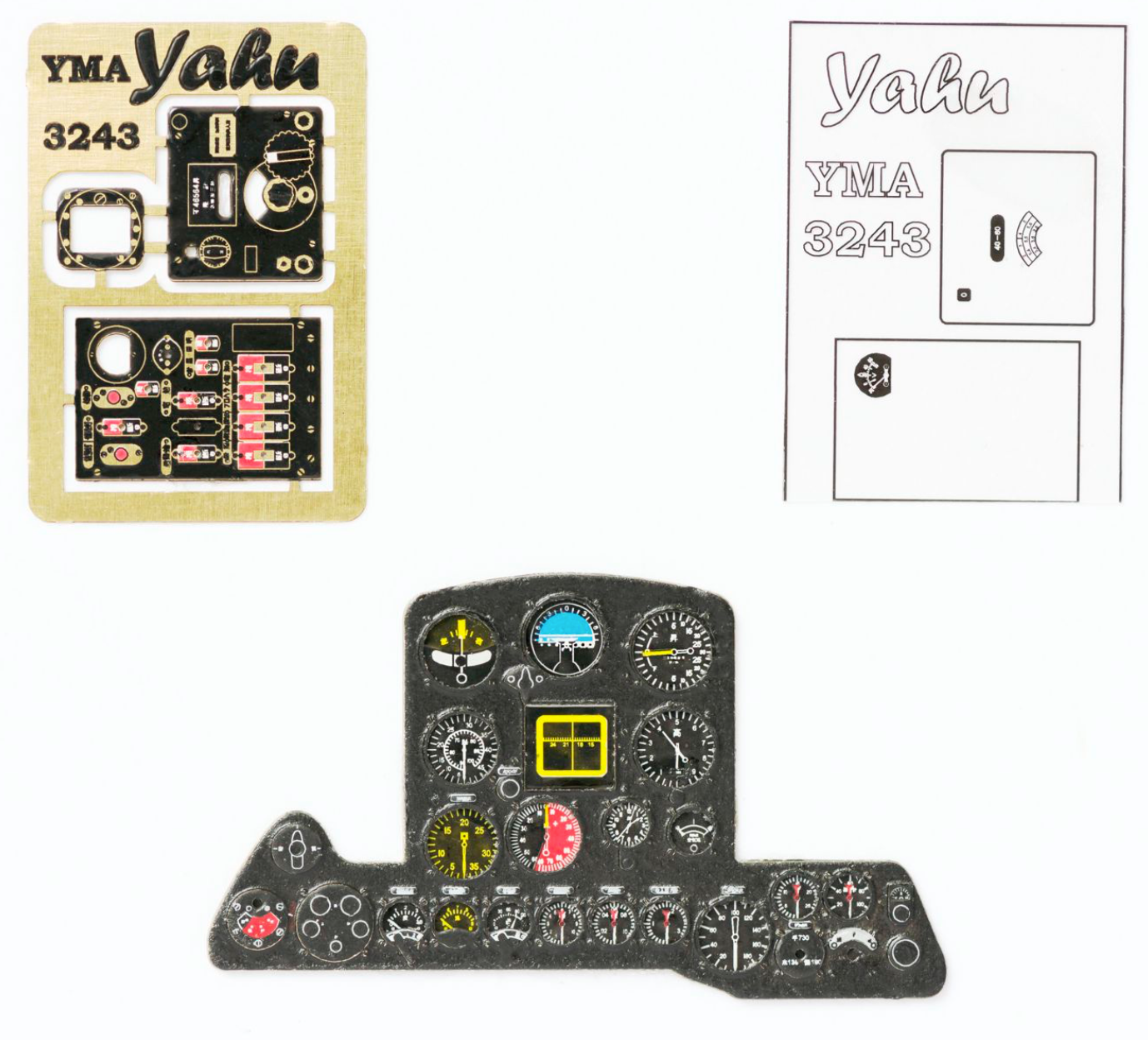 Yahu Models YMA3243 Nakajima Ki-84 Type 4 Hayate Frank Panel 1:32