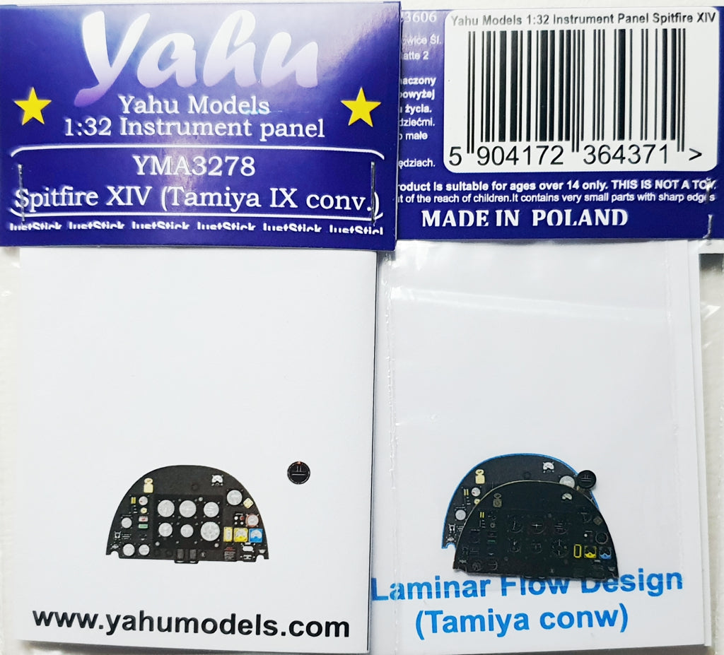Yahu Models YMA3278 1:32 Supermarine Spitfire Mk.XIV Laminar Flow Design