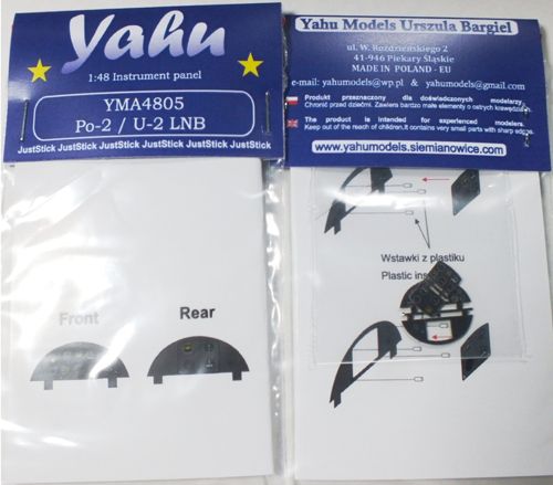 Yahu Models YMA4805 1:48 Polikarpov Po-2 / U-2 LNB Photoetched instrument panels