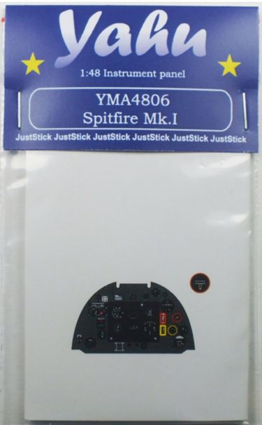Yahu Models YMA4806 1:48 Supermarine Spitfire Mk.I Photoetched instrument panels