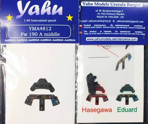 Yahu Models YMA4812 1:48 Focke-Wulf Fw-190A mid version PE Instr.