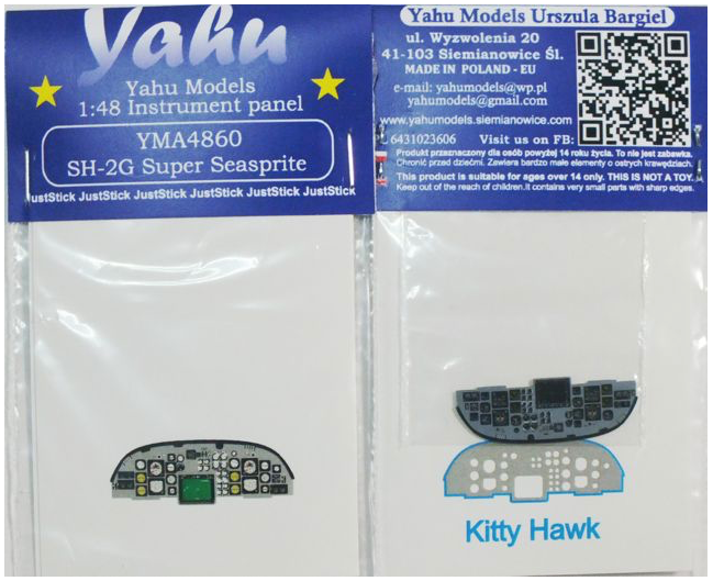 Yahu Models YMA4860 Kaman SH-2G Super Seasprite Panel 1:48