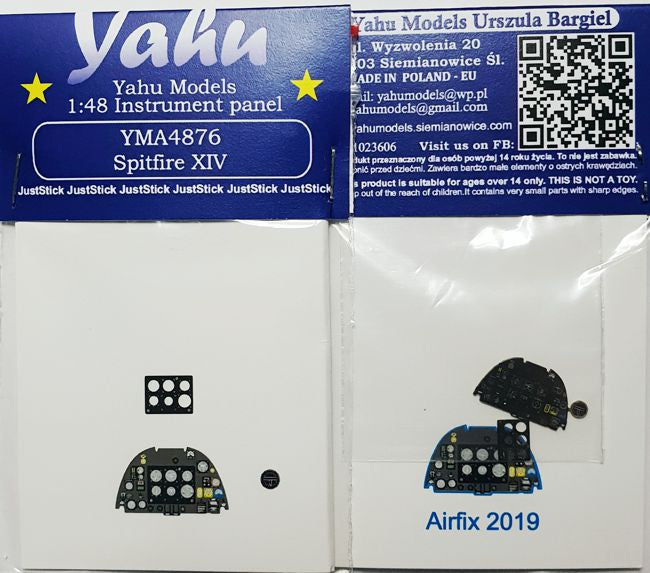 Yahu Models YMA4876 Supermarine Spitfire FR Mk.XIV Instrument Panel 1:48