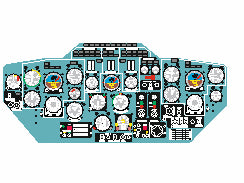 Yahu Models YMA4883 PZL W-3T Anaconda Instrument Panel 1:48