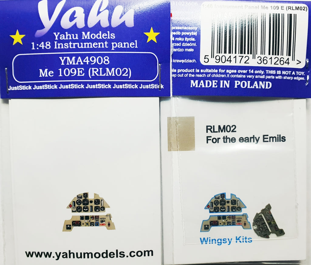 Yahu Models YMA4908 1:48 Messerschmitt Bf-109E