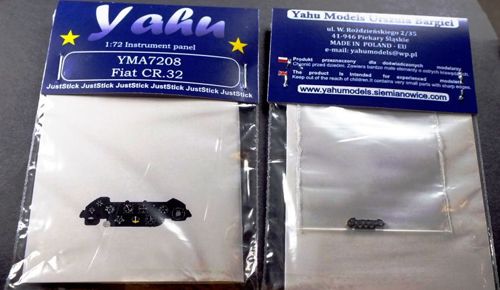 Yahu Models YMA7208 1:72 Fiat CR.32 Photoetched instrument panels