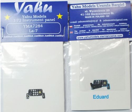 Yahu Models YMA7284 1:72 Lavochkin La-7 Photoetched instrument panels
