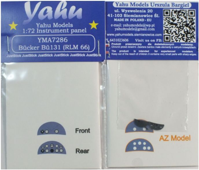 Yahu Models YMA7286 1:72 Bucker Bu-131