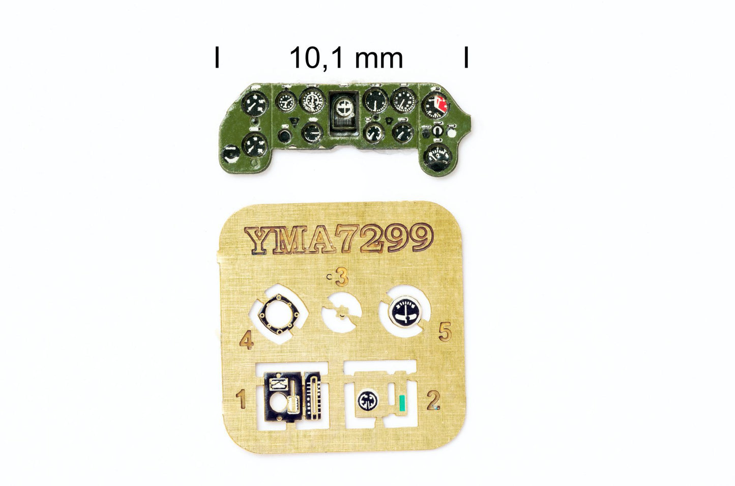 Yahu Models YMA7299 1:72 Mitsubishi A5M1 'Claude' Photoetched instrument panels
