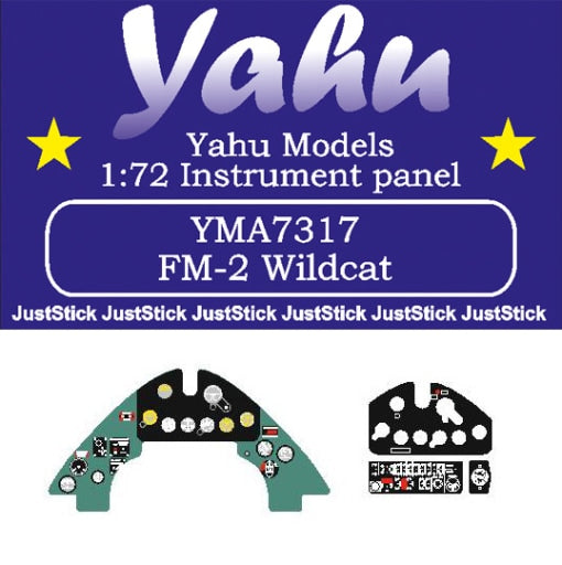 Yahu Models YMA7317 1:72 General-Motors FM-2 Wildcat instrument panel
