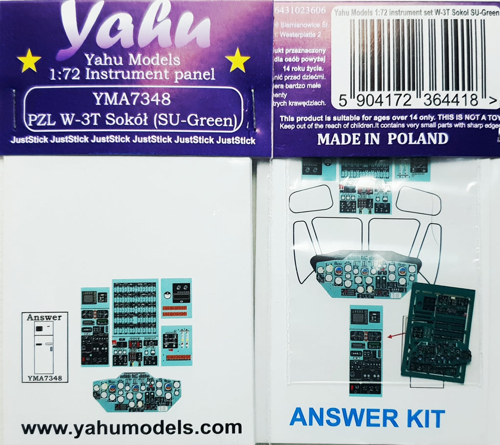 Yahu Models YMA7348 1:72 PZL W-3A Sokol