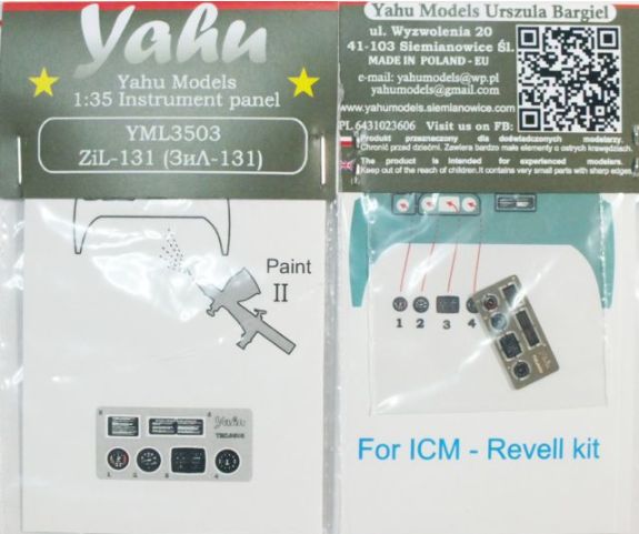 Yahu Models YML3503 1:35 Soviet ZiL-131